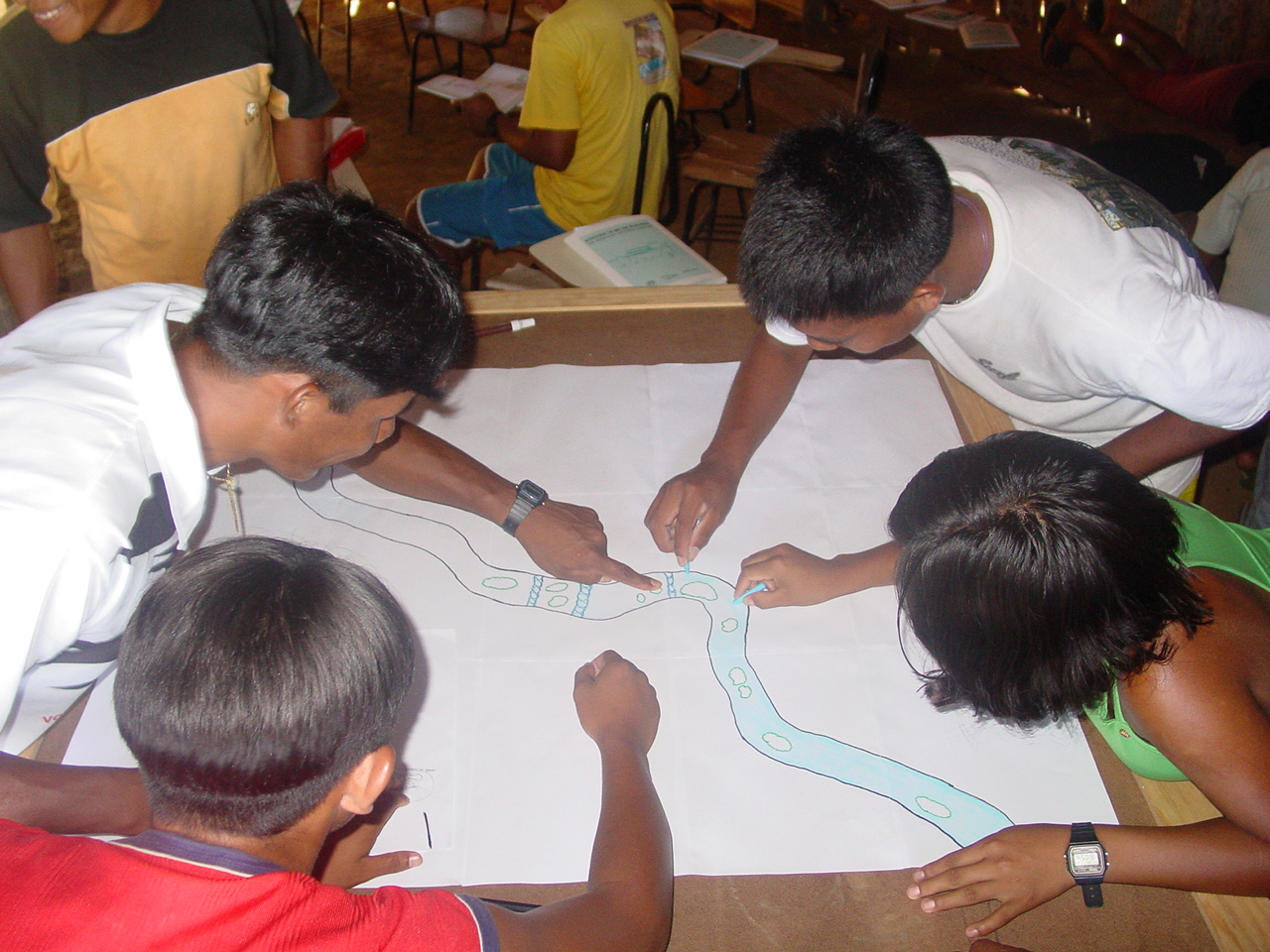 Making a Kotiria map in 2006
